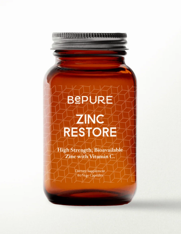 BePure Zinc Restore - 60 Vege Capsules